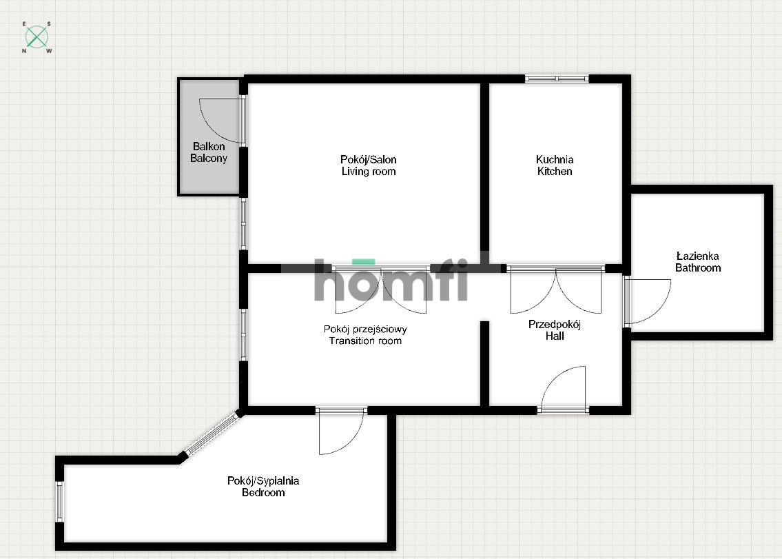 3-room flat at Wyszyńskiego street - Apartment - Sale - Wrocław, Śródmieście