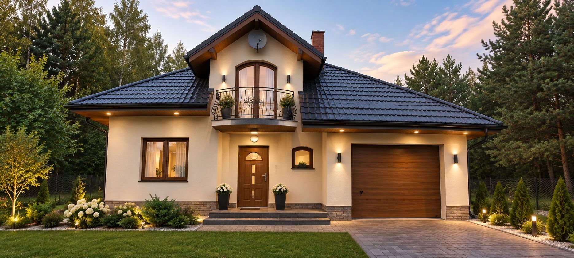 A house to be finished in a forest setting - Дім - Продаж - Kozienicki, Głowaczów / Maciejowice