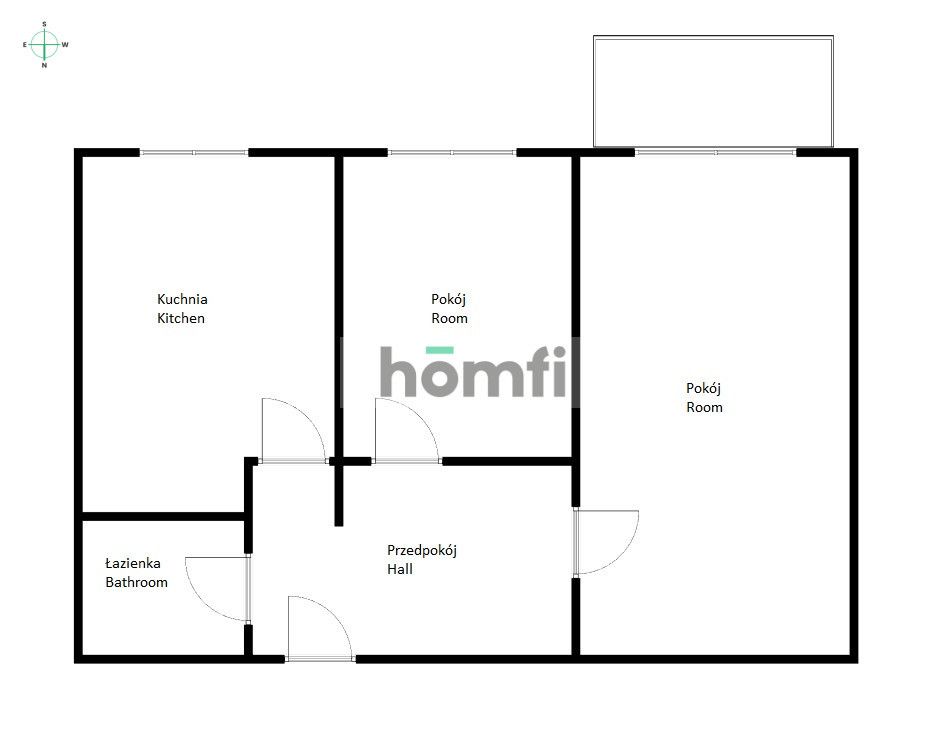 2 rooms with a balcony - Nadodrze Pobożnego street - Apartment - Rent - Wrocław, Śródmieście / Nadodrze