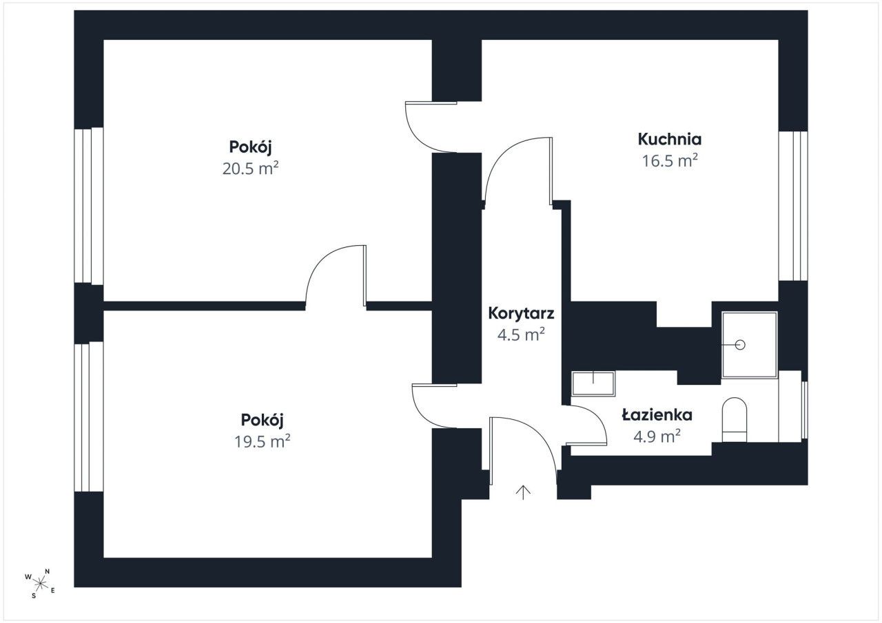Great Potential | Ground Floor | Close to the Courthouse & Old Town - Apartment - Sale - Toruń, Mokre
