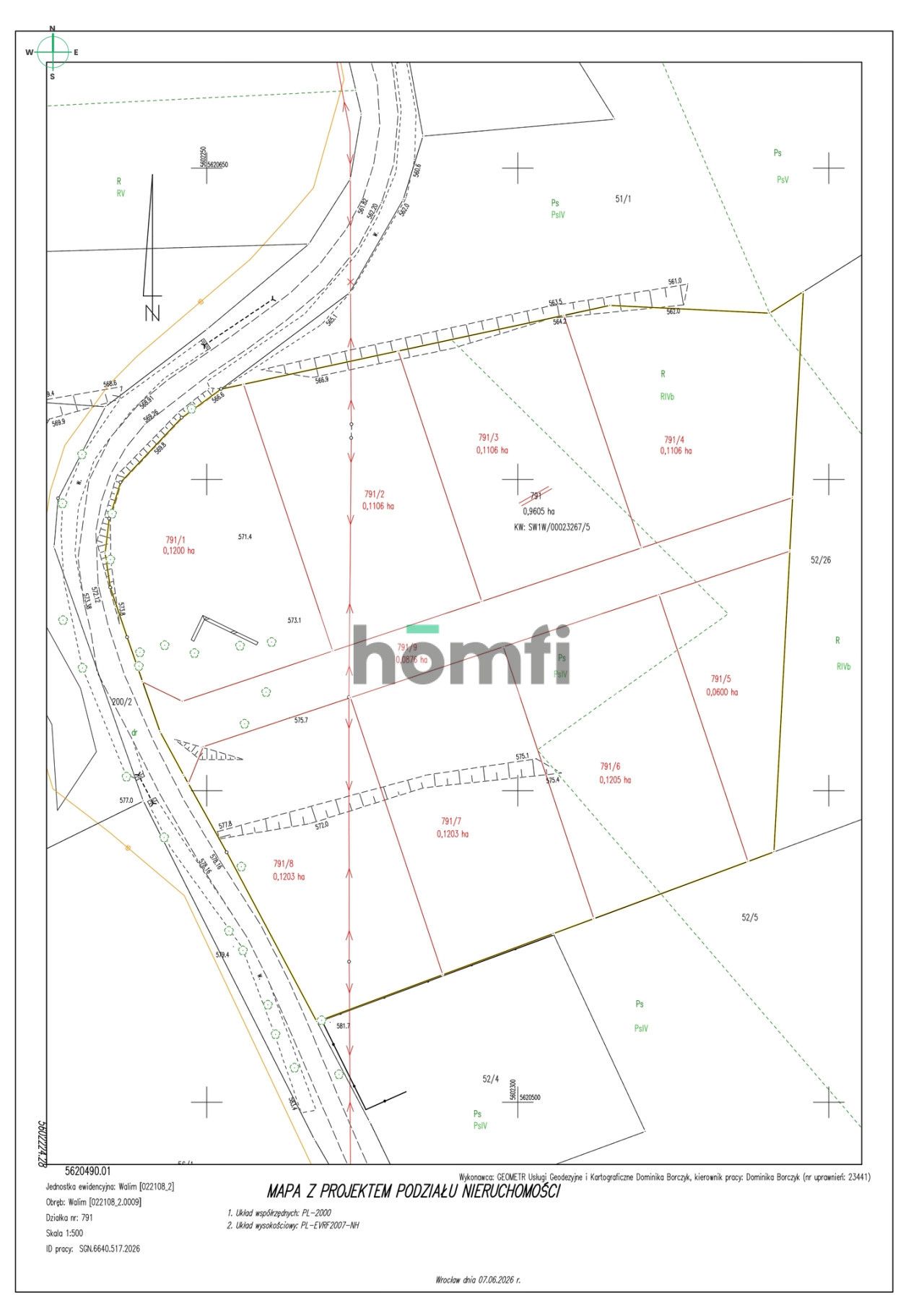 Building Plot in the Mountains - Ділянка - Продаж - Wałbrzyski, Walim