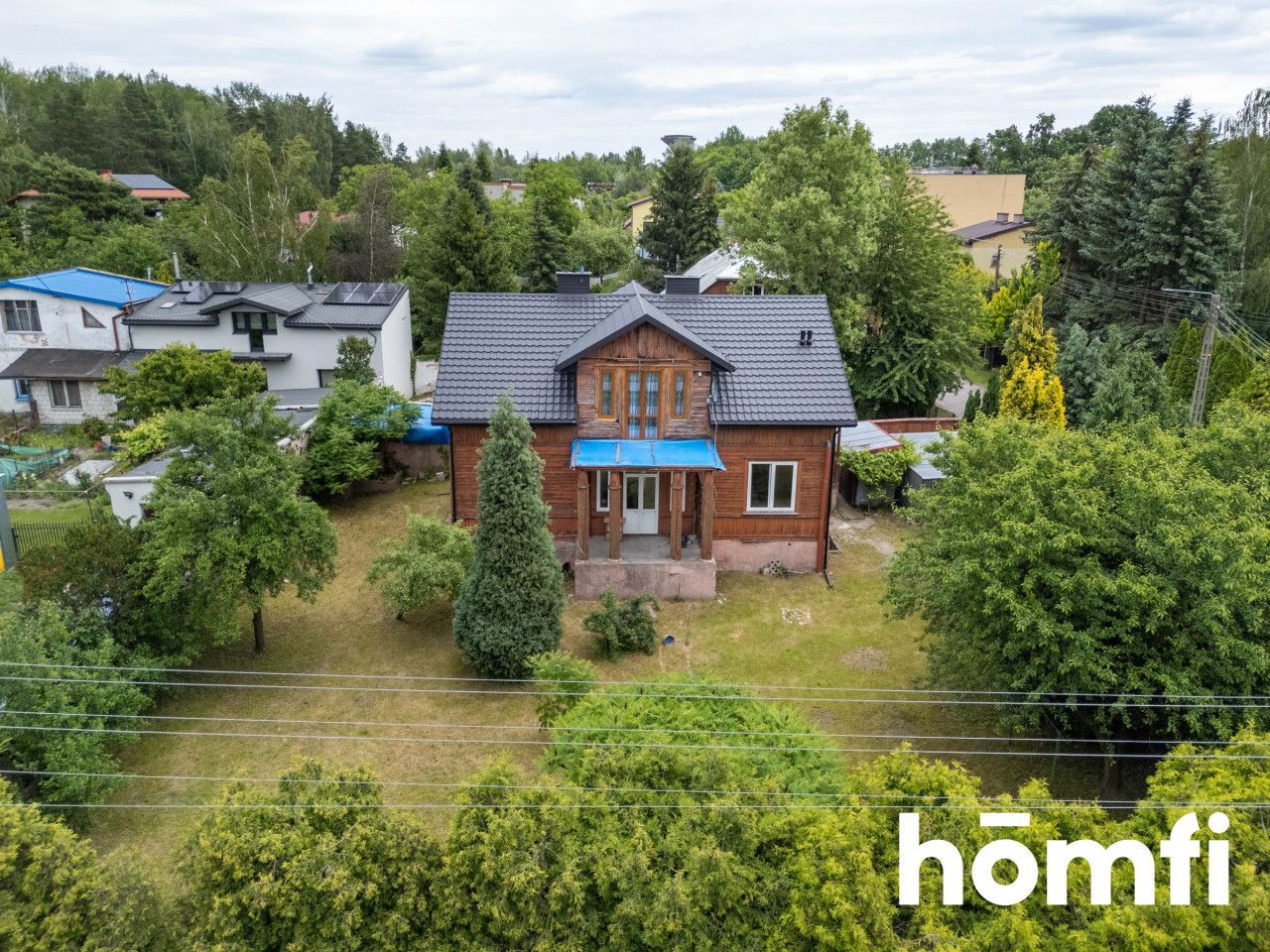 Wooden House, Two Independent Residential Units, 1,300 m² Plot - Дім - Продаж - Starachowicki, Starachowice / Orłowo