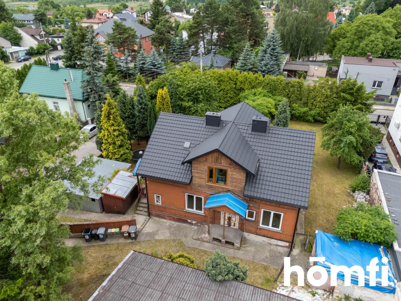 Wooden House, Two Independent Residential Units, 1,300 m² Plot - Дім - Продаж - Starachowicki, Starachowice / Orłowo
