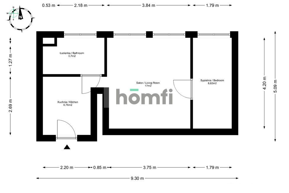 Apartment in the heart of Zabrze – Perfect starter apartment - Квартира - Продаж - Zabrze, Centrum Południe