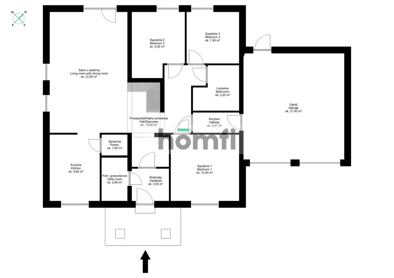 Elegant House with a Beautiful Garden | Rozgarty - House - Sale - Toruński, Zławieś Wielka / Rozgarty
