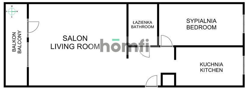 SPACIOUS 2 ROOMS | SEPARATE KITCHEN | STORE | BALCONY | PARKING | TRAM | SŁOMCZYŃSKIEGO STREET - Квартира - Оренда - Kraków, Krowodrza / Górka Narodowa