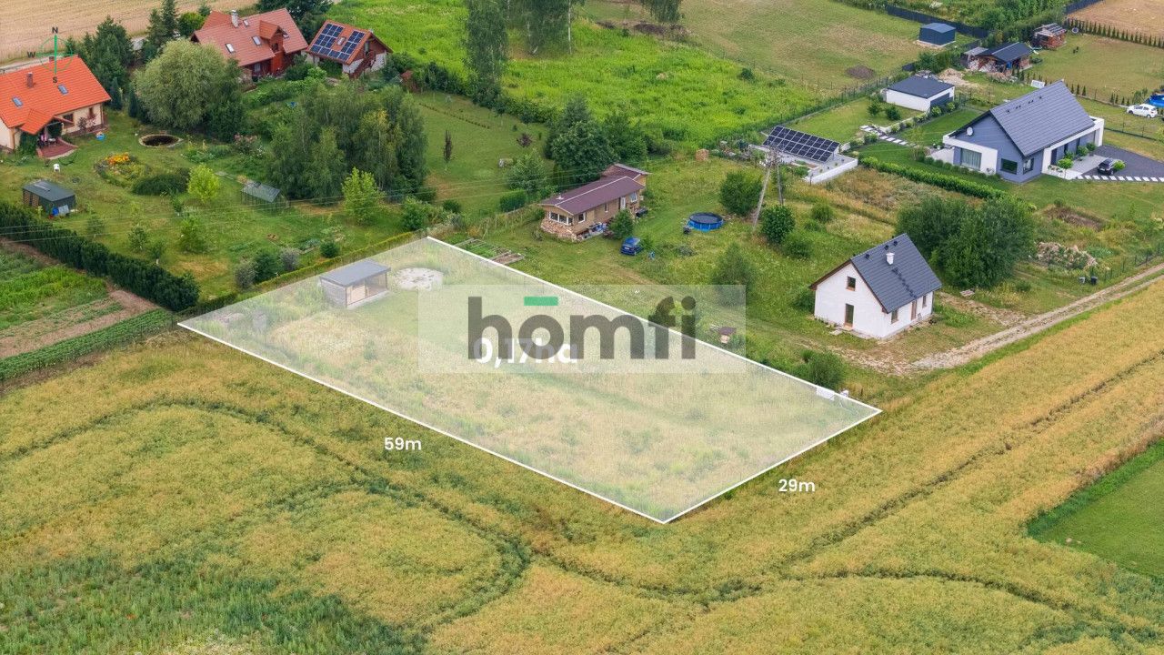 Sunny 1,700 m² plot with a view of Mount Ślęża - Plot - Sale - Świdnicki, Marcinowice / Biała