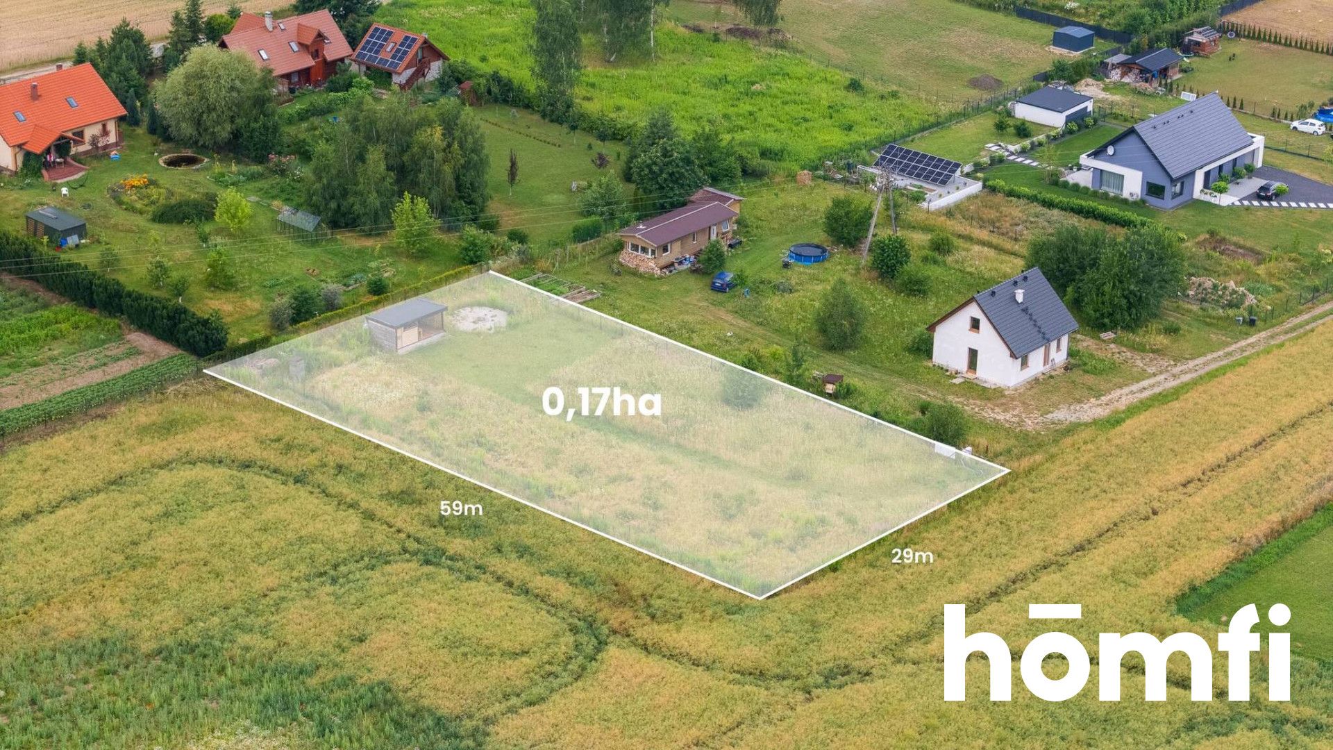 Sunny 1,700 m² plot with a view of Mount Ślęża - Plot - Sale - Świdnicki, Marcinowice / Biała