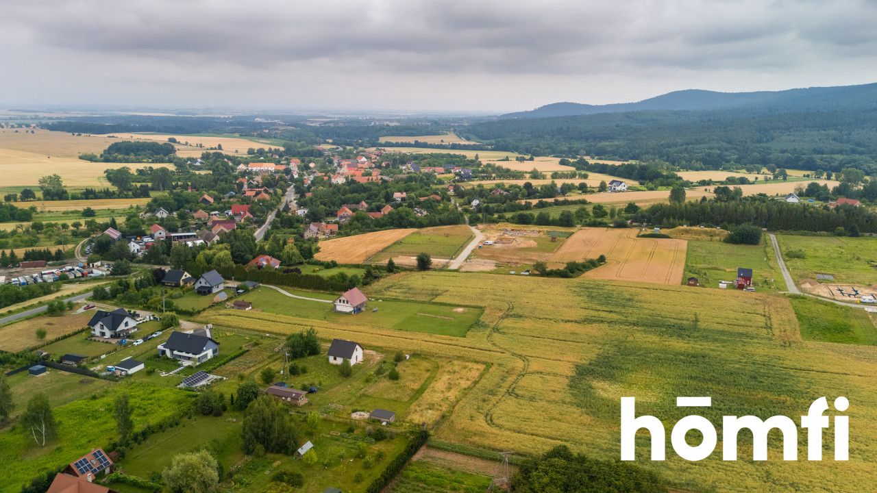 Sunny 1,700 m² plot with a view of Mount Ślęża - Plot - Sale - Świdnicki, Marcinowice / Biała