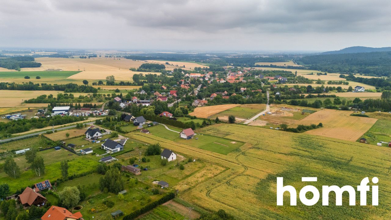 Sunny 1,700 m² plot with a view of Mount Ślęża - Plot - Sale - Świdnicki, Marcinowice / Biała
