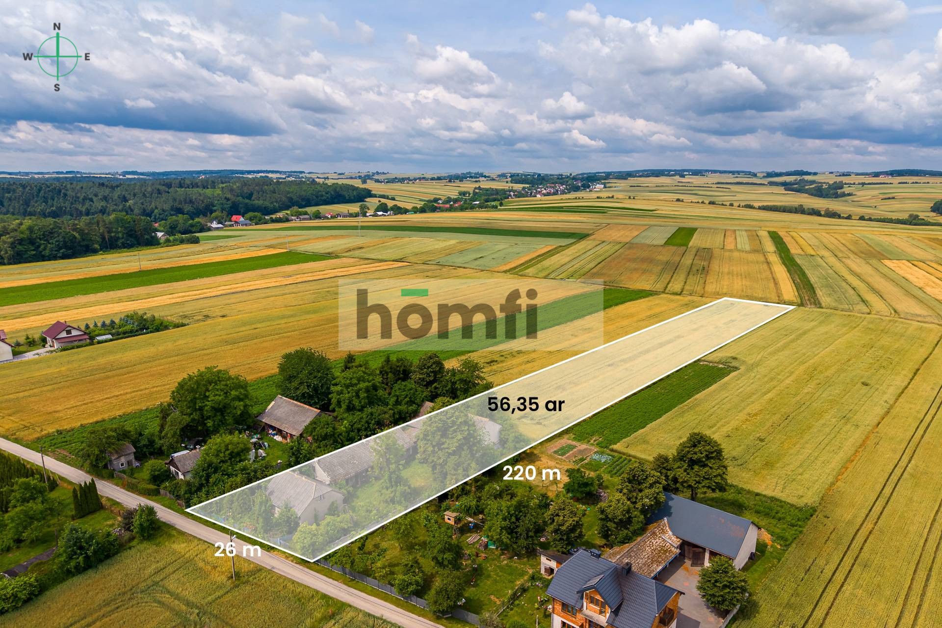 HOUSE FOR RENOVATION - 56 ARE PLOT - 20 KM FROM KRAKOW - House - Sale - Krakowski, Skała / Barbarka