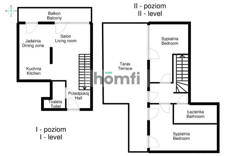 2-bedroom apartment of 85sqm with large terrace - Komorowice near Wrocław - Apartment - Rent - Wrocławski, Żórawina / Komorowice