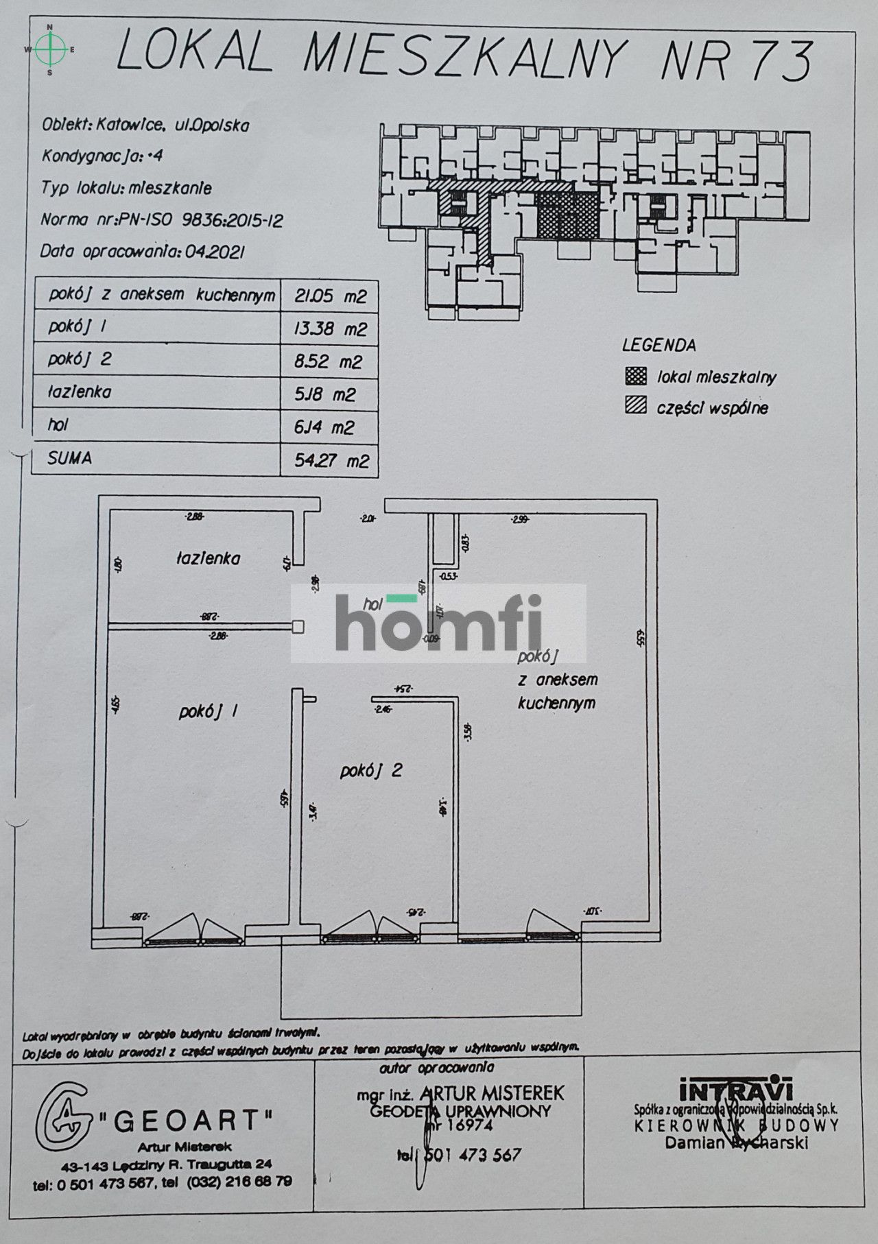 3 rooms / A new apartment / Center of Katowice / balcony with parking underground - Apartment - Rent - Katowice, Centrum