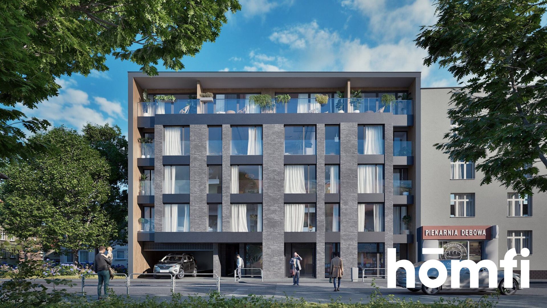 MODERN INVESTMENT | DĘBOWA 45 | 2 ROOMS | GARDEN | UNDERGROUND PARKING | STORAGE ROOM | CENTER - Apartment - Sale - Katowice, Dąb