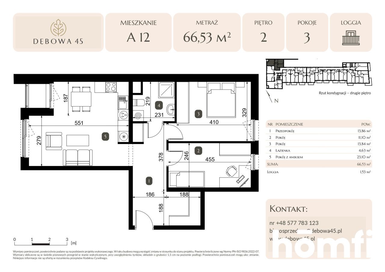 MODERN INVESTMENT | DĘBOWA 45 | 3 ROOMS | LOGGIA | UNDERGROUND PARKING | STORAGE ROOM | CENTER - Квартира - Продаж - Katowice, Dąb
