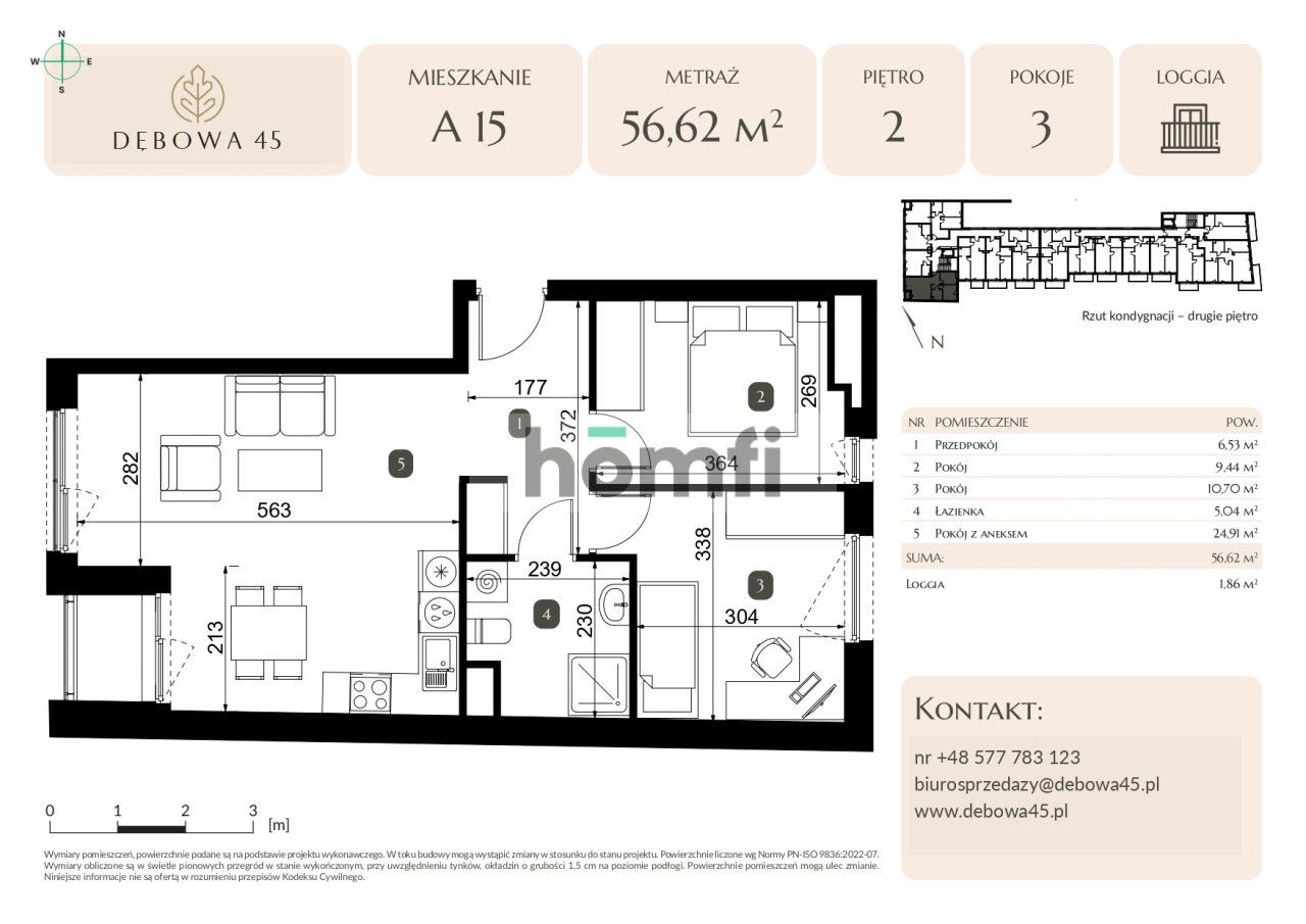 MODERN INVESTMENT | DĘBOWA 45 | 2 ROOMS | LOGGIA | UNDERGROUND PARKING | STORAGE ROOM | CENTER - Apartment - Sale - Katowice, Dąb