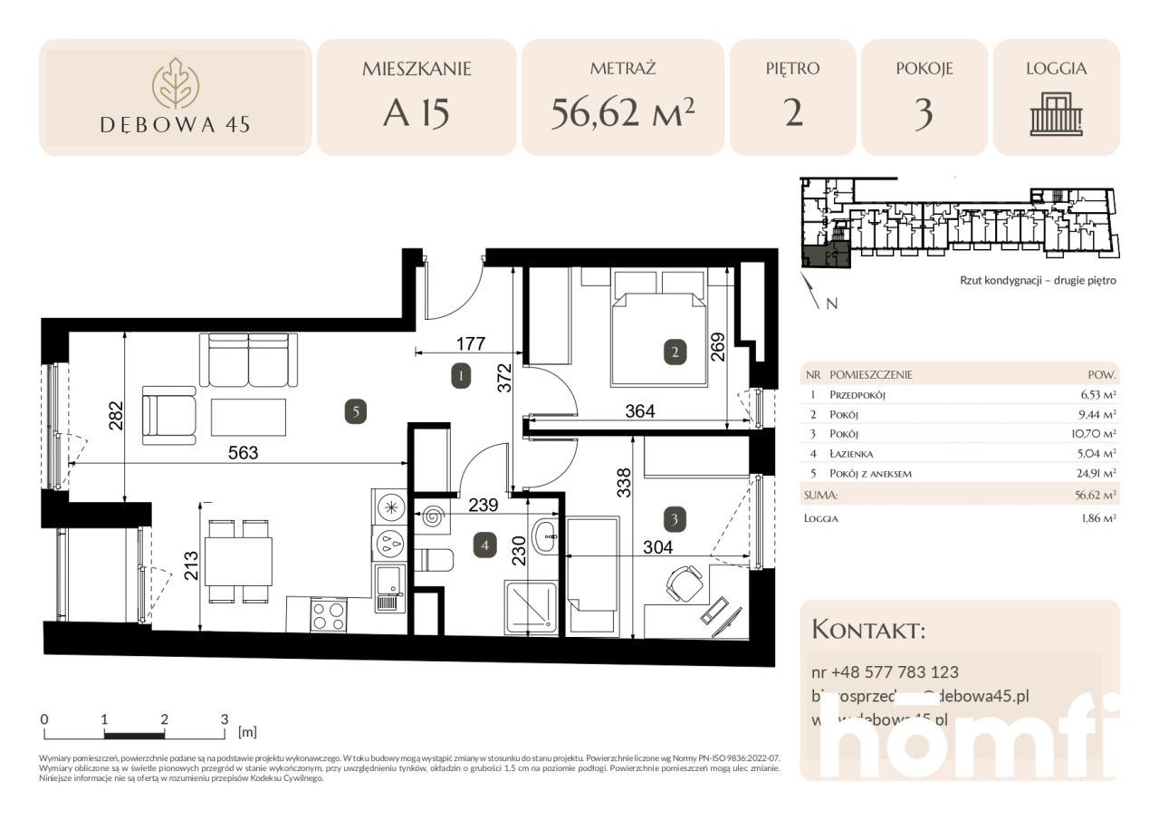 MODERN INVESTMENT | DĘBOWA 45 | 2 ROOMS | LOGGIA | UNDERGROUND PARKING | STORAGE ROOM | CENTER - Apartment - Sale - Katowice, Dąb