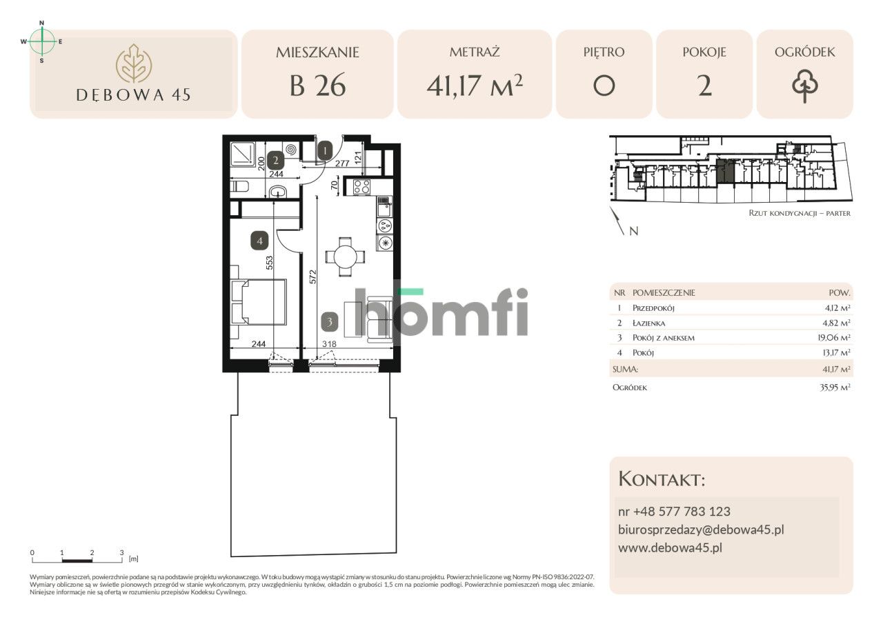MODERN INVESTMENT | DĘBOWA 45 | 2 ROOMS | BALCONY | UNDERGROUND PARKING | STORAGE ROOM | CENTER - Квартира - Продаж - Katowice, Dąb