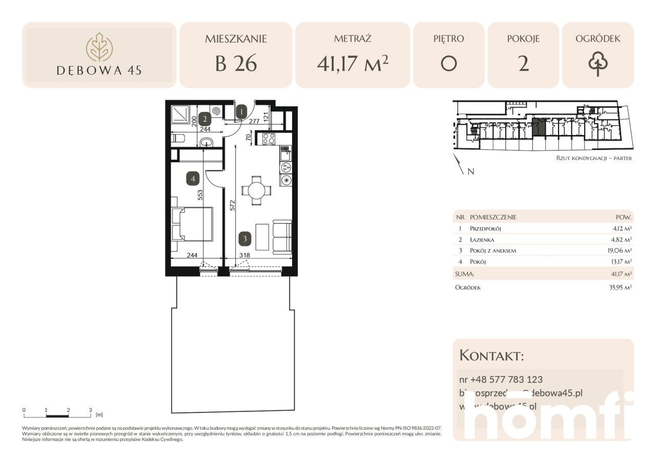 MODERN INVESTMENT | DĘBOWA 45 | 2 ROOMS | BALCONY | UNDERGROUND PARKING | STORAGE ROOM | CENTER - Квартира - Продаж - Katowice, Dąb
