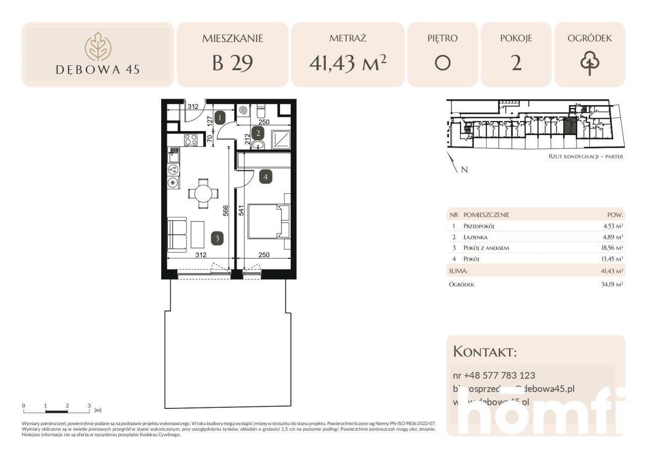 MODERN INVESTMENT | DĘBOWA 45 | 2 ROOMS | GARDEN | UNDERGROUND PARKING | STORAGE ROOM | CENTER - Квартира - Продаж - Katowice, Dąb