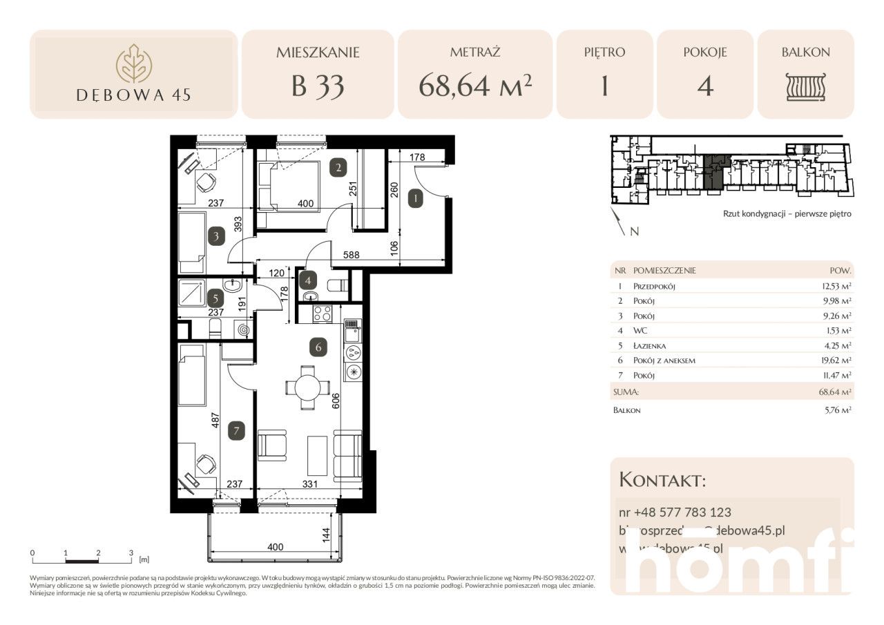 MODERN INVESTMENT | DĘBOWA 45 | 4 ROOMS | BALKONY | UNDERGROUND PARKING | STORAGE ROOM | CENTER - Квартира - Продаж - Katowice, Dąb