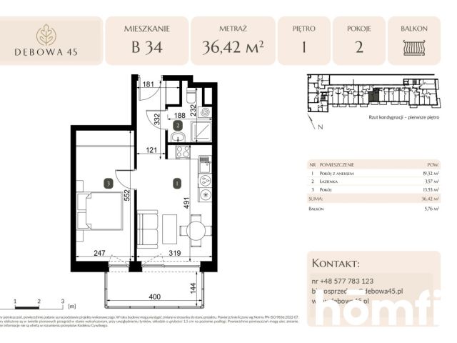 MODERN INVESTMENT | DĘBOWA 45 | 2 ROOMS | BALCONY | UNDERGROUND PARKING | STORAGE ROOM | CENTER - Квартира - Продаж - Katowice, Dąb