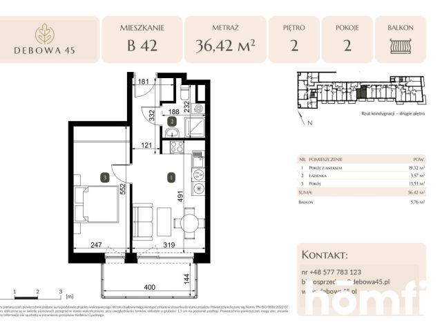 MODERN INVESTMENT | DĘBOWA 45 | 2 ROOMS | BALCONY | UNDERGROUND PARKING | STORAGE ROOM | CENTER - Квартира - Продаж - Katowice, Dąb