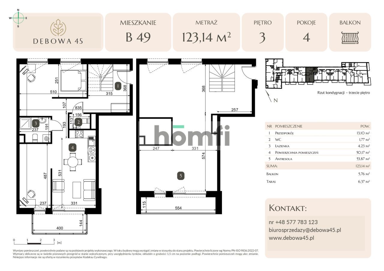 MODERN INVESTMENT | DĘBOWA 45 | 4 ROOMS | BALKONY | TERRACE | UNDERGROUND PARKING | STORAGE ROOM | CENTER - Apartment - Sale - Katowice, Dąb