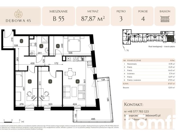 MODERN INVESTMENT | DĘBOWA 45 | 4 ROOMS | BALKONY | UNDERGROUND PARKING | STORAGE ROOM | CENTER - Квартира - Продаж - Katowice, Dąb