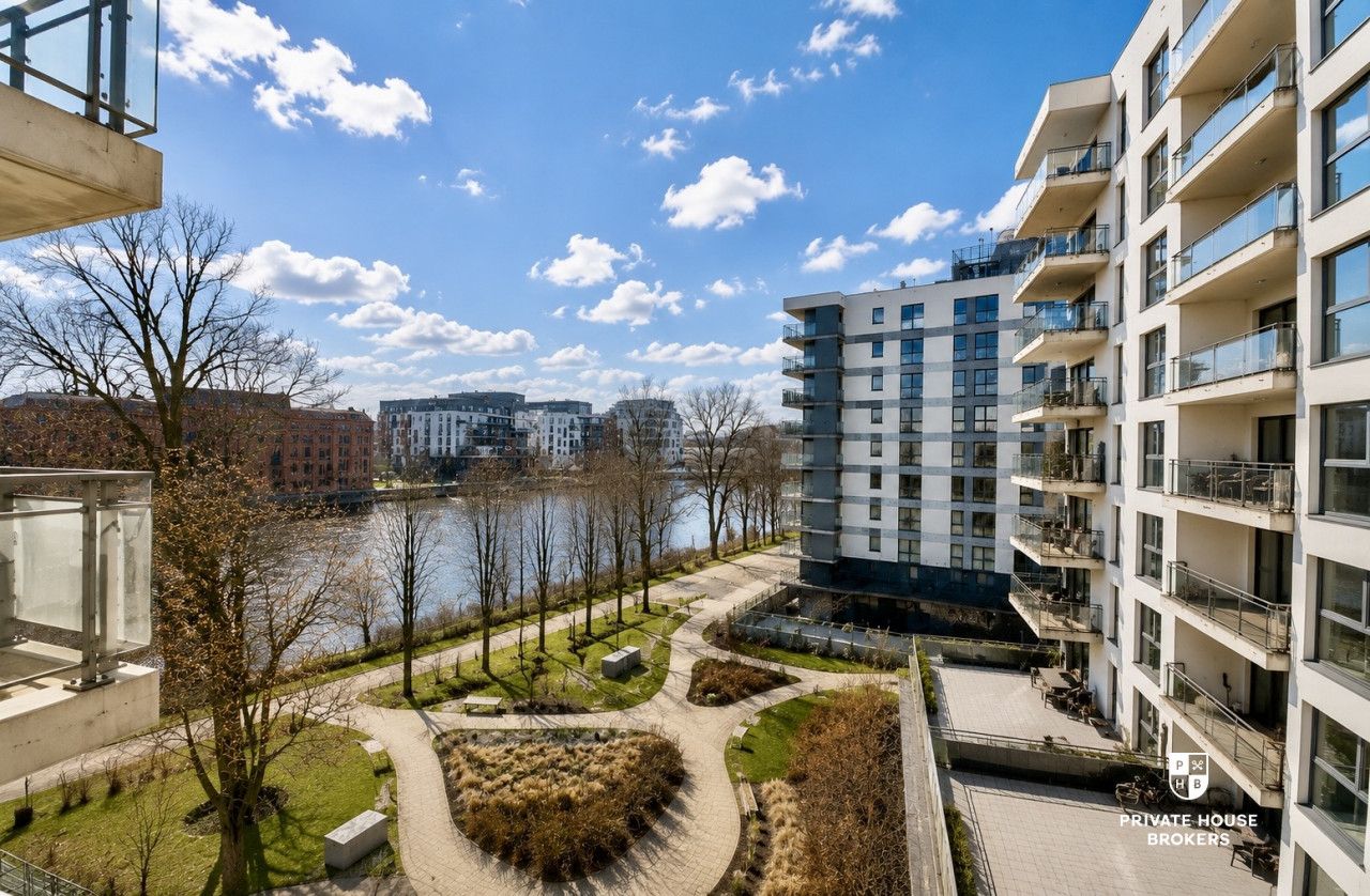 3-pokojowe mieszkanie z 2 balkonami w inwestycji River Point - Mieszkanie - Wynajem - Wrocław, Kępa Mieszczańska