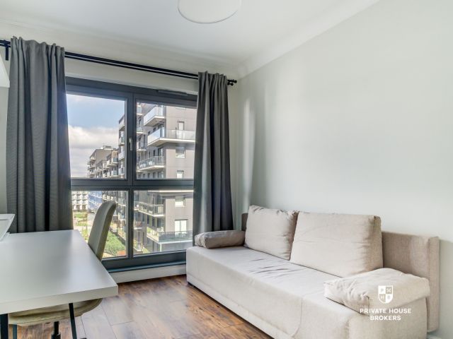 3-room apartment with 2 balconies in the River Point development - Apartment - Rent - Wrocław, Kępa Mieszczańska