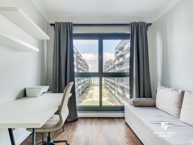 3-room apartment with 2 balconies in the River Point development - Apartment - Rent - Wrocław, Kępa Mieszczańska
