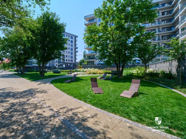 3-room apartment with 2 balconies in the River Point development - Apartment - Rent - Wrocław, Kępa Mieszczańska