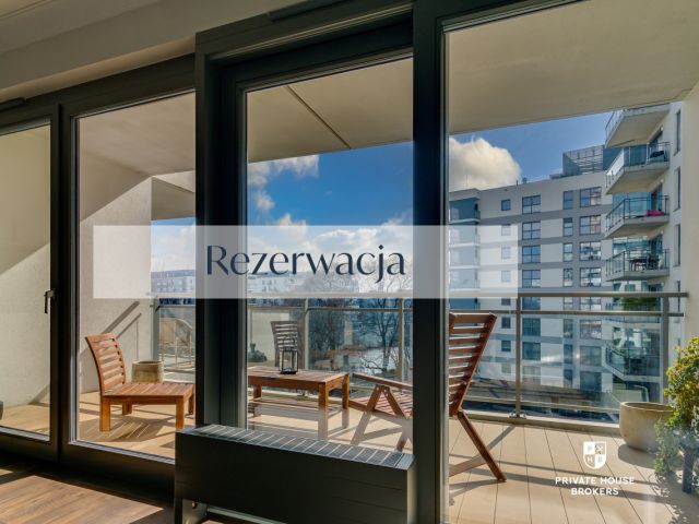 3-room apartment with 2 balconies in the River Point development - Apartment - Rent - Wrocław, Kępa Mieszczańska