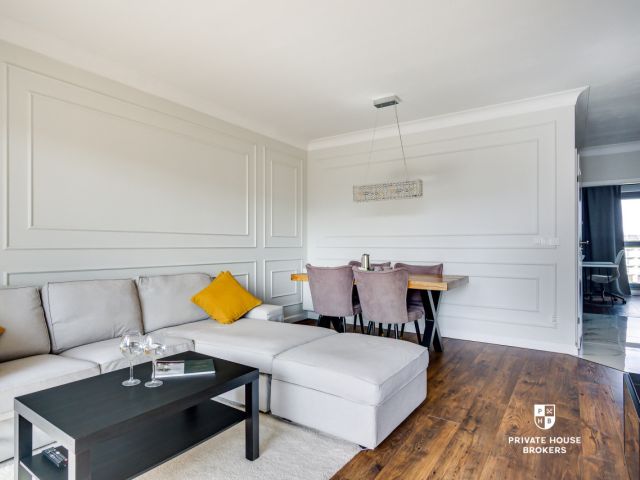 3-room apartment with 2 balconies in the River Point development - Apartment - Rent - Wrocław, Kępa Mieszczańska