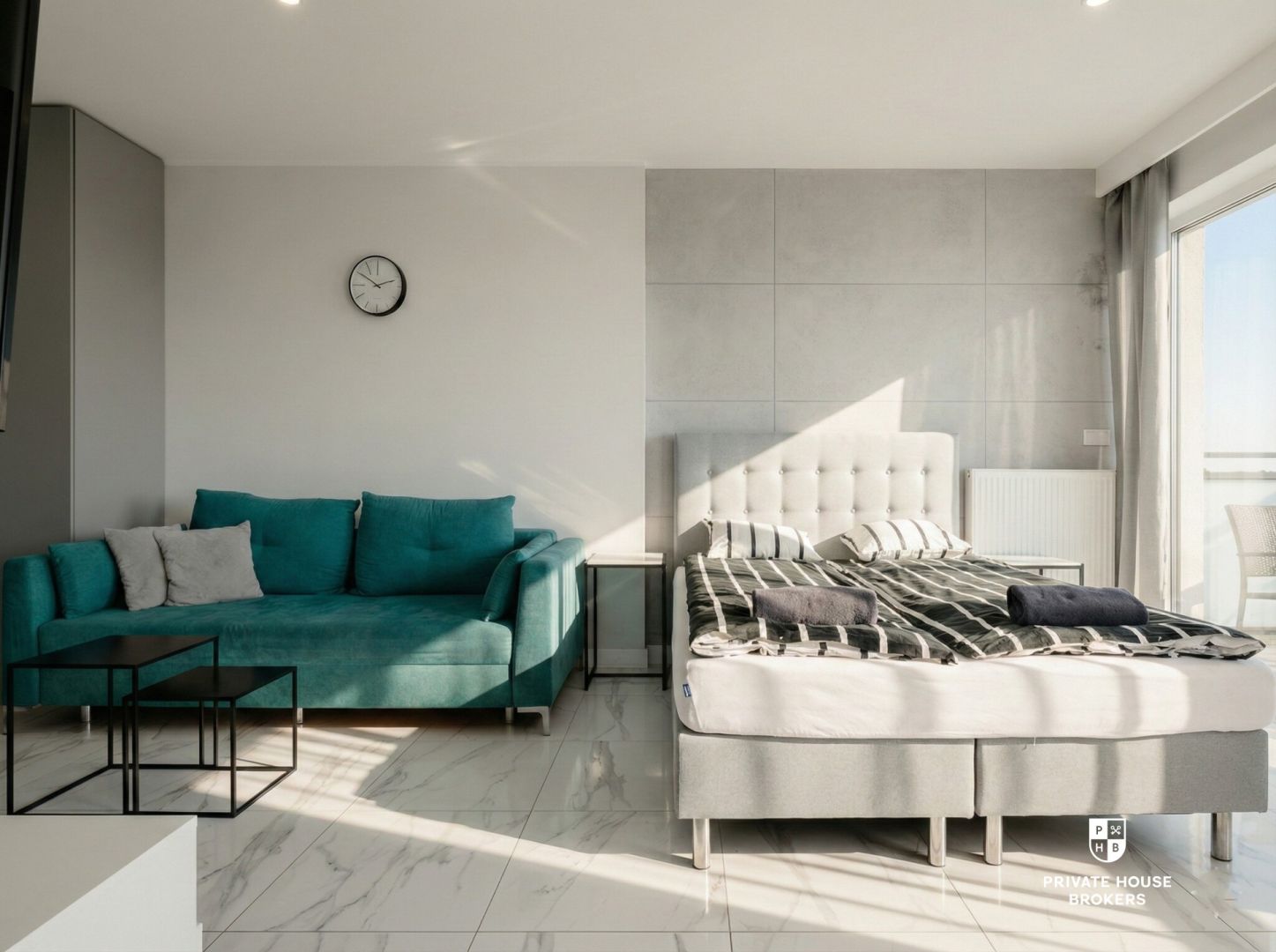 Studio z balkonem i klimatyzacją na Tarnogaju - Apartment - Rent - Wrocław, Krzyki / Tarnogaj