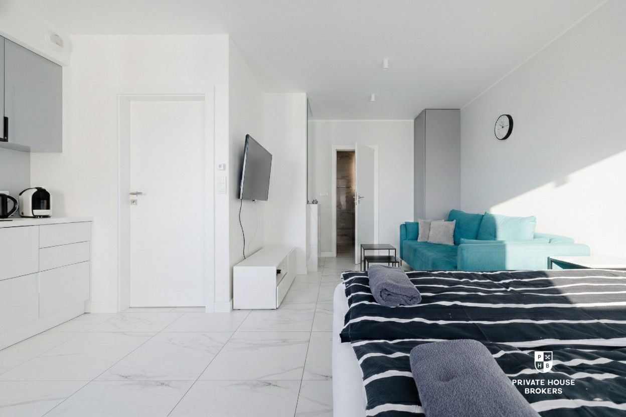 Studio z balkonem i klimatyzacją na Tarnogaju - Apartment - Rent - Wrocław, Krzyki / Tarnogaj