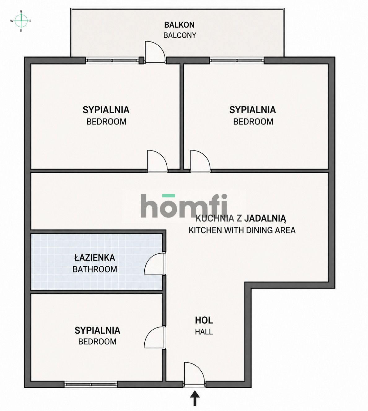 Stylish 3-bedroom apartment in Gdańsk Przymorze - Apartment - Rent - Gdańsk, Przymorze
