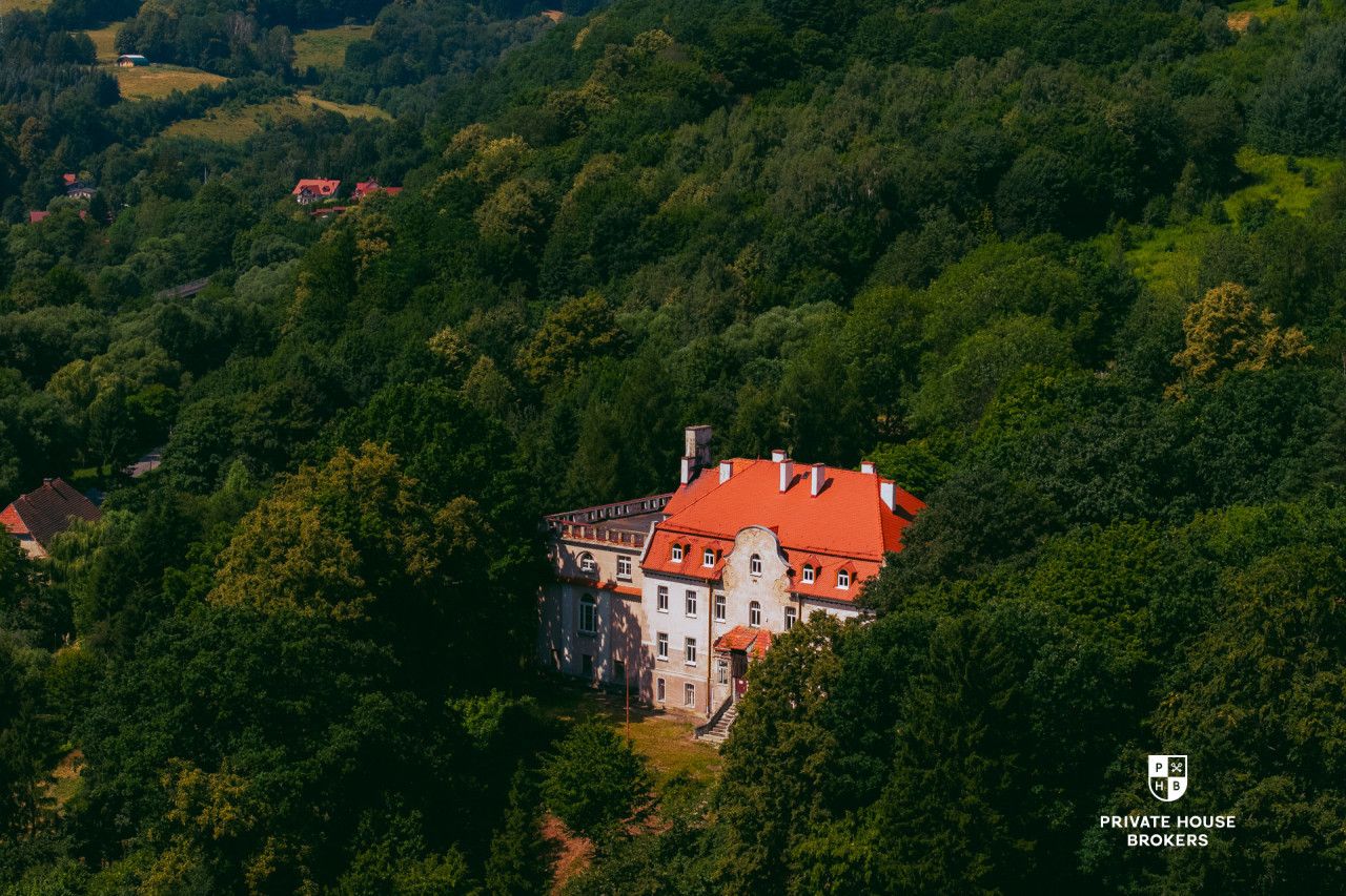 Pałac z aktualnym Pozwoleniem na Budowę / Inwestycja / Dom Opieki / Hotel SPA - Lokal użytkowy - Sprzedaż - Świdnicki, Świdnica / Bystrzyca Górna