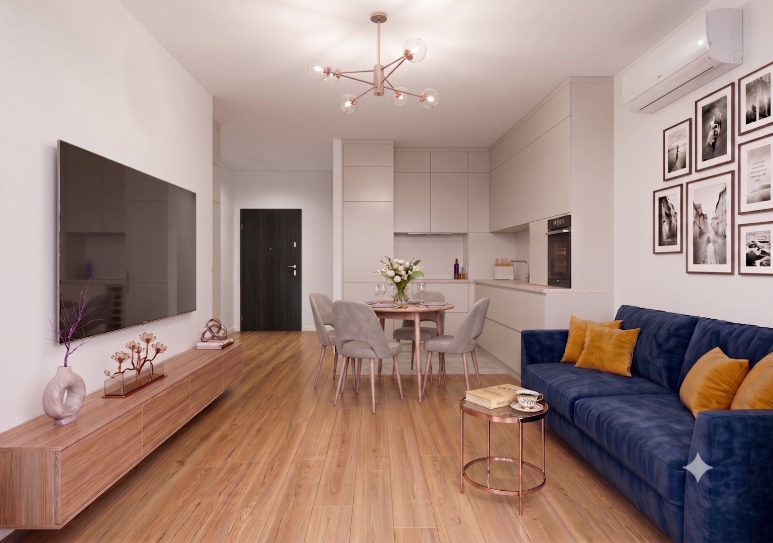 Air-conditioned apartment | 2 rooms | Wybickiego St | Fort Natura | Krowodrza - Apartment - Sale - Kraków, Krowodrza