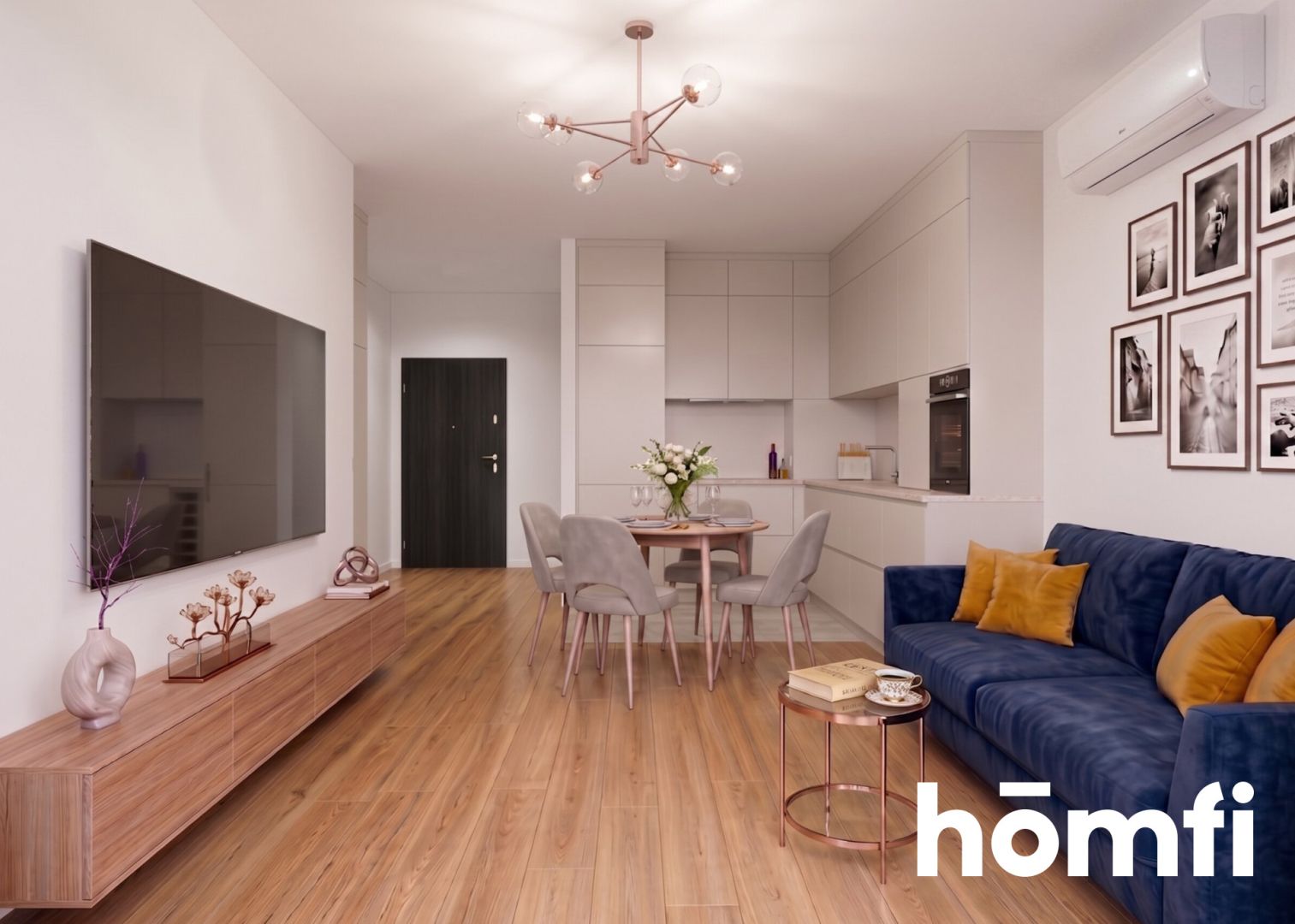 Air-conditioned apartment | 2 rooms | Wybickiego St | Fort Natura | Krowodrza - Apartment - Sale - Kraków, Krowodrza