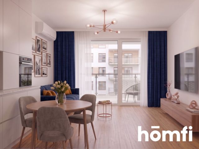 Air-conditioned apartment | 2 rooms | Wybickiego St | Fort Natura | Krowodrza - Квартира - Продаж - Kraków, Krowodrza