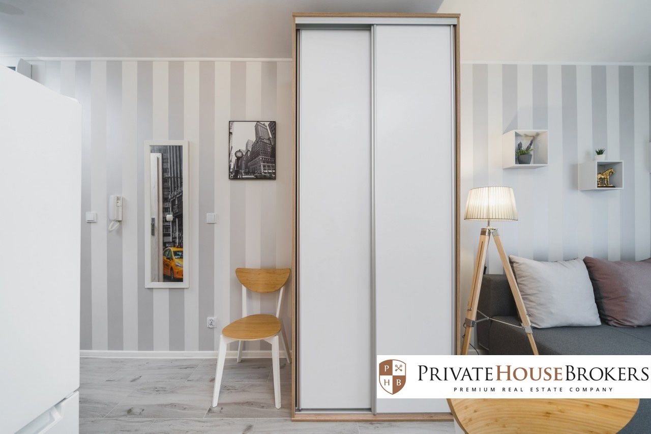 Kliny, Szwed-Śniadowskiej, 24m²: modern studio with a balcony - Apartment - Rent - Kraków, Podgórze / Kliny