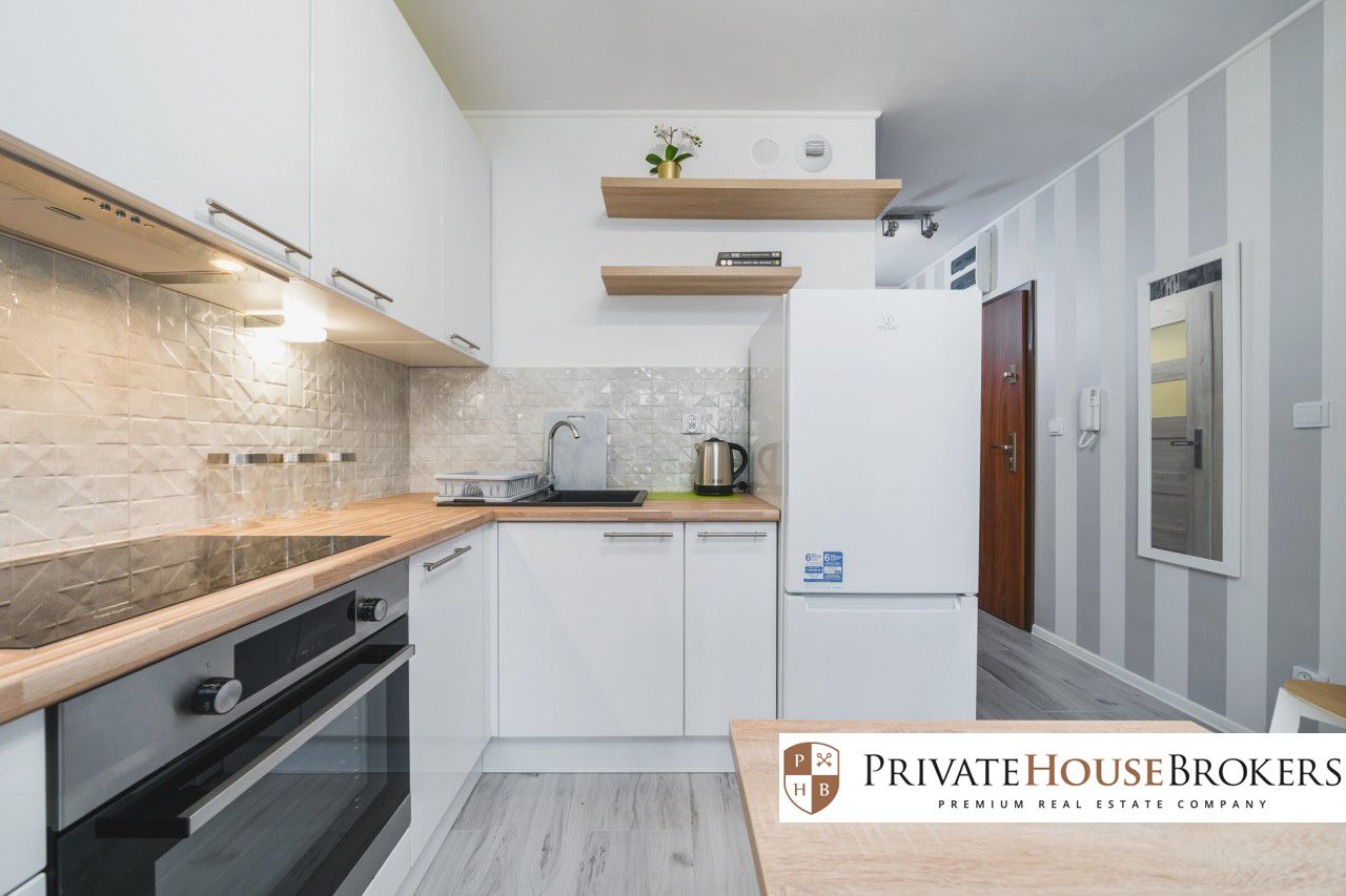 Kliny, Szwed-Śniadowskiej, 24m²: modern studio with a balcony - Apartment - Rent - Kraków, Podgórze / Kliny
