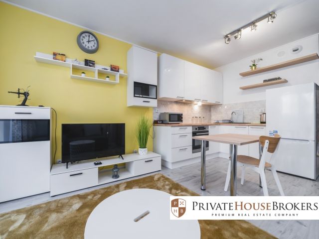 Kliny, Szwed-Śniadowskiej, 24m²: nowoczesna kawalerka z balkonem - Mieszkanie - Wynajem - Kraków, Podgórze / Kliny