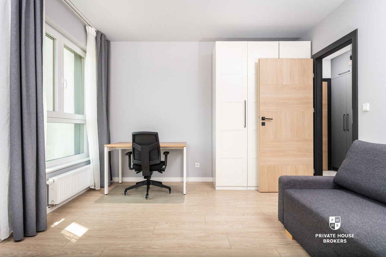 Two-Room Apartment for Rent, Kraków Podgórze (Płaszów, Bagry Lagoon), 43 m², 2nd Floor - Apartment - Rent - Kraków, Podgórze
