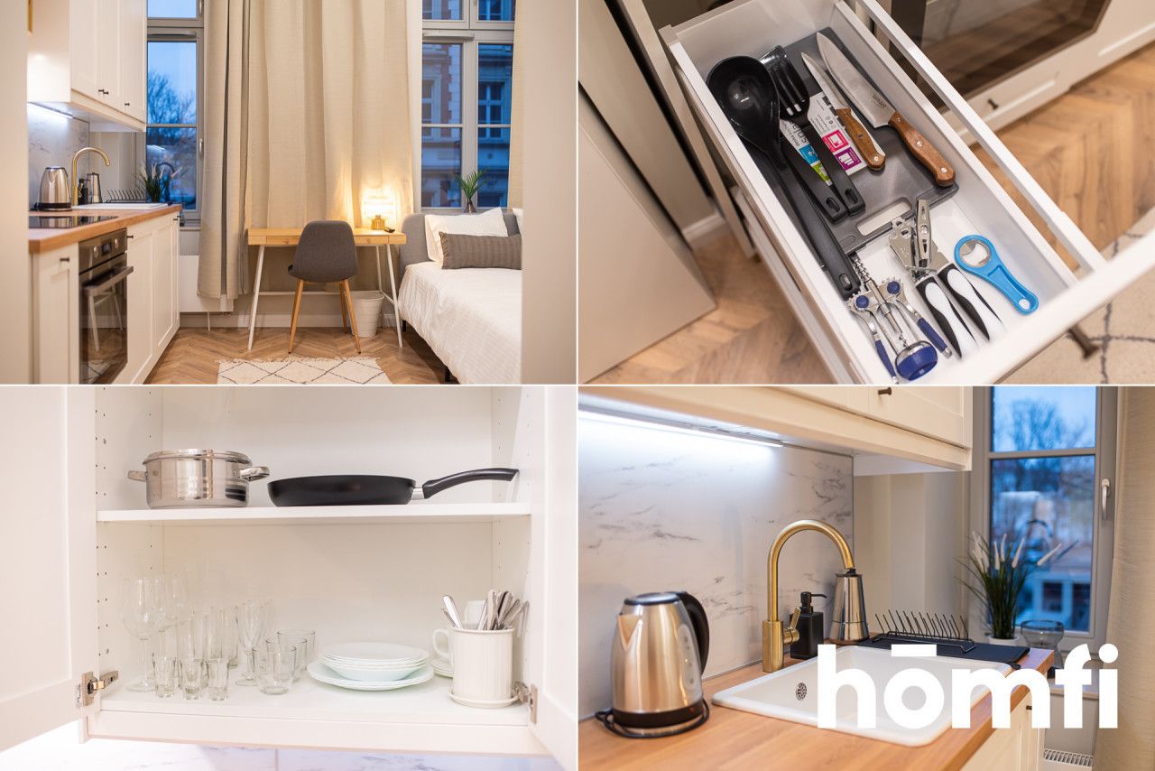 Studio apartment, Plac Bem - Apartment - Rent - Wrocław, Śródmieście / Nadodrze