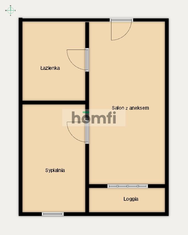 New 2-room apartment 33 m² | Agosto | Łódź City Center - Квартира - Оренда - Łódź, Polesie