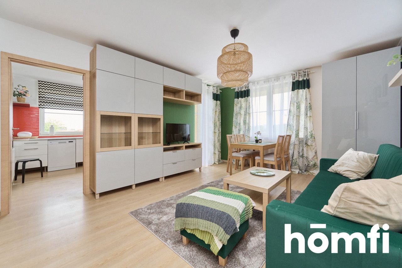 2 pokoje 52m2 + kuchnia + balkon - ul. Dyrekcyjna - Mieszkanie - Wynajem - Wrocław, Krzyki / Huby
