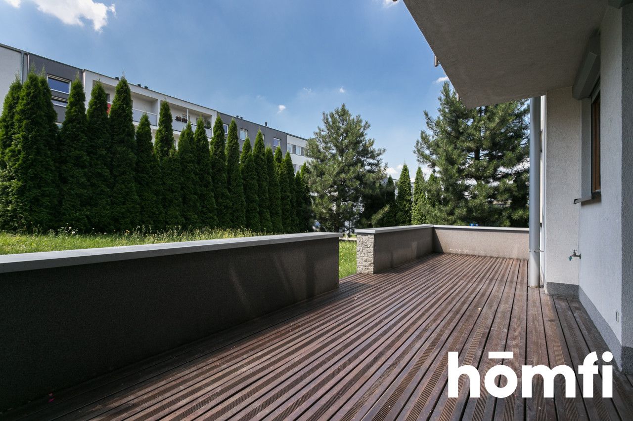 Sunny 3-room apartment, 20 m² terrace and 140 m² garden – Wola Duchacka | Green surroundings - Apartment - Sale - Kraków, Podgórze / Podgórze Duchackie